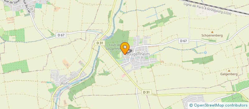 localisation de l'entreprise MADAME CAMILLE LITIQUE  GOUGENHEIM