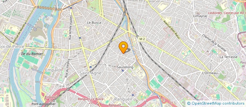 localisation de l'entreprise MADAME CAMILLE LLAMAS  TOULOUSE