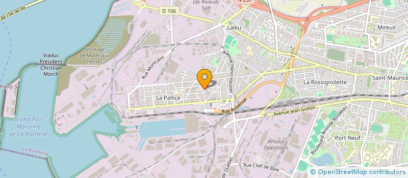 localisation de l'entreprise MADAME CAMILLE LLINARES  LA ROCHELLE