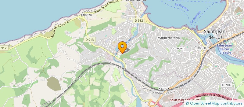 localisation de l'entreprise MADAME CAMILLE LLORENTE  CIBOURE