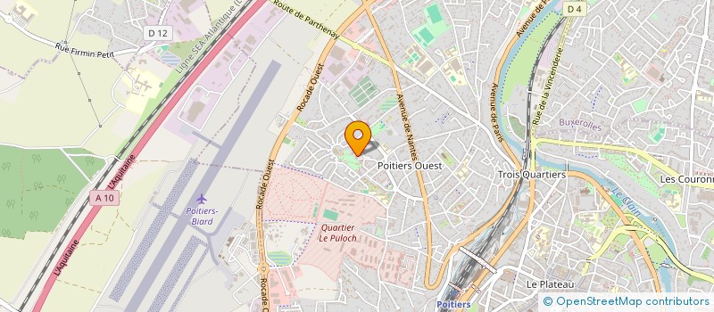 localisation de l'entreprise MADAME CAMILLE LOBRY à POITIERS