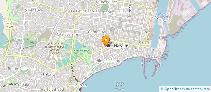 localisation de l'entreprise MADAME CAMILLE LOCKHART  SAINT-NAZAIRE