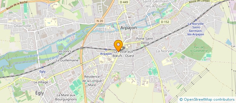 localisation de l'entreprise MADAME CAMILLE LOPES  ARPAJON