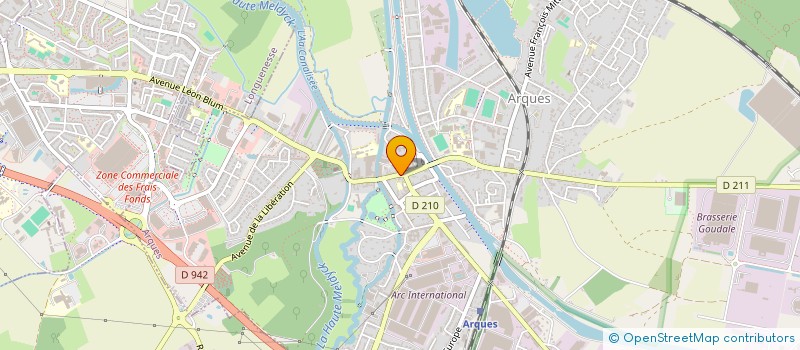 localisation de l'entreprise MADAME CAMILLE LOTHE  ARQUES