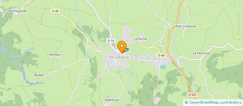 localisation de l'entreprise MADAME CAMILLE LOUBAT à NEUVEGLISE-SUR-TRUYERE