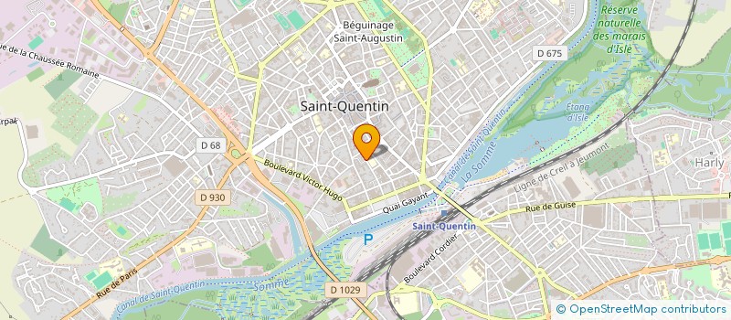 localisation de l'entreprise MADAME CAMILLE LOUBIERES à SAINT-QUENTIN