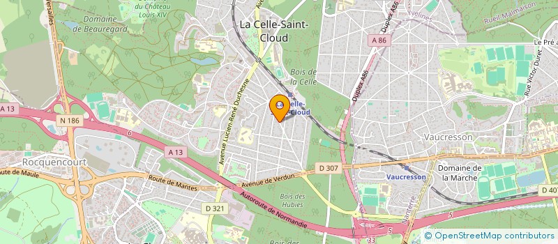 localisation de l'entreprise MADAME CAMILLE LU-DAC  LA CELLE-SAINT-CLOUD