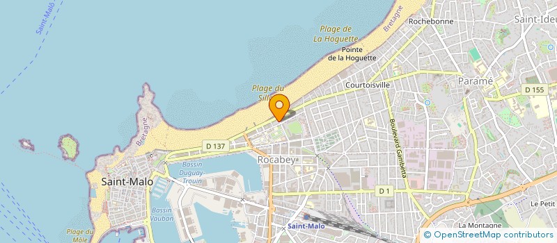 localisation de l'entreprise MADAME CAMILLE LUHERNE  SAINT-MALO