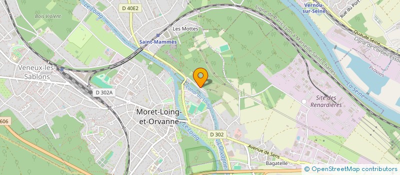 localisation de l'entreprise MADAME CAMILLE MAAZA  MORET-LOING-ET-ORVANNE