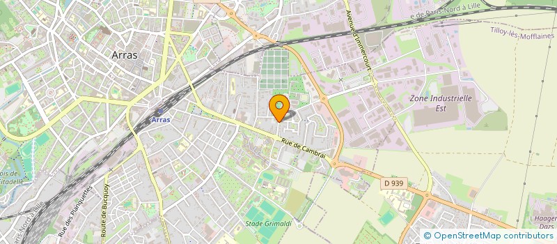 localisation de l'entreprise MADAME CAMILLE MACREZ à ARRAS