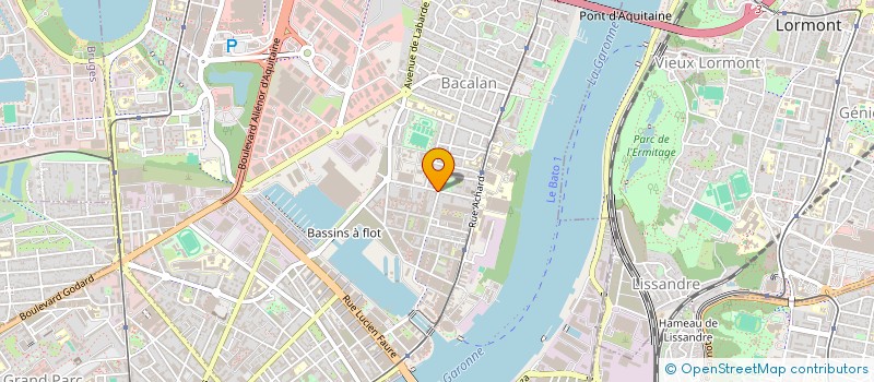 localisation de l'entreprise MADAME CAMILLE MADEC  BORDEAUX