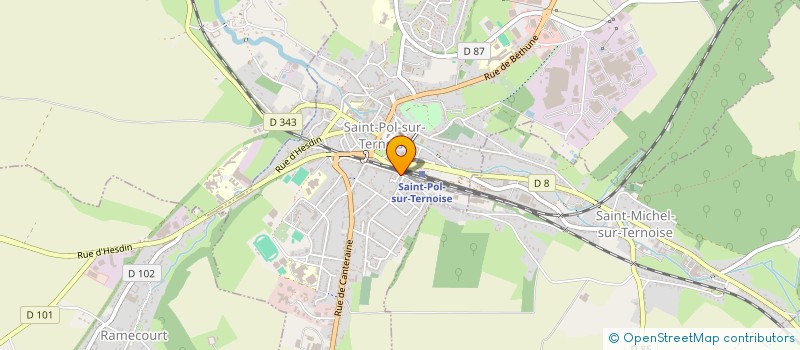 localisation de l'entreprise MADAME CAMILLE MAGNIER  SAINT-POL-SUR-TERNOISE