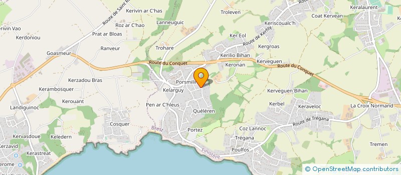 localisation de l'entreprise MADAME CAMILLE MAGREY  LOCMARIA-PLOUZANE