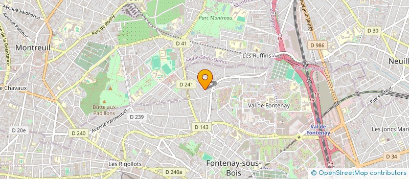 localisation de l'entreprise MADAME CAMILLE MAGRO à FONTENAY-SOUS-BOIS
