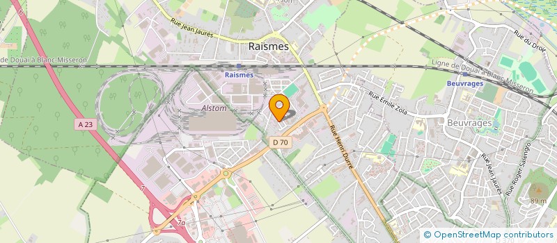 localisation de l'entreprise MADAME CAMILLE MAHIEUX à RAISMES