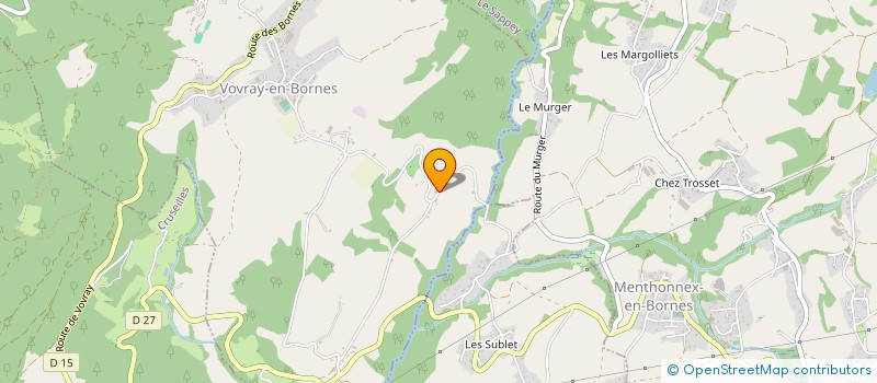 localisation de l'entreprise MADAME CAMILLE MAIRE  VOVRAY-EN-BORNES