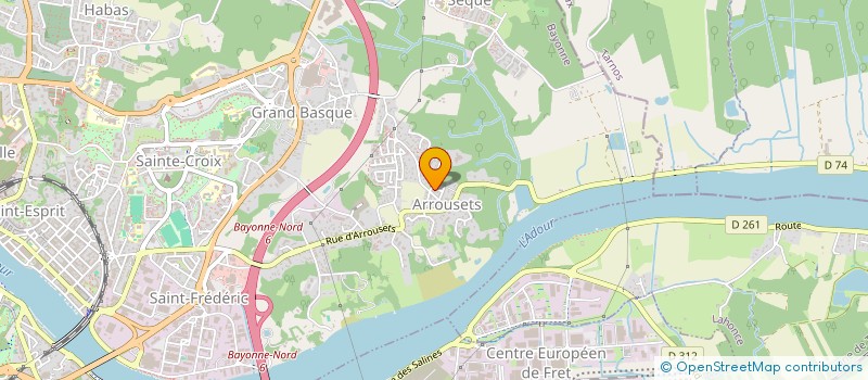 localisation de l'entreprise MADAME CAMILLE MAISUECHE  BAYONNE