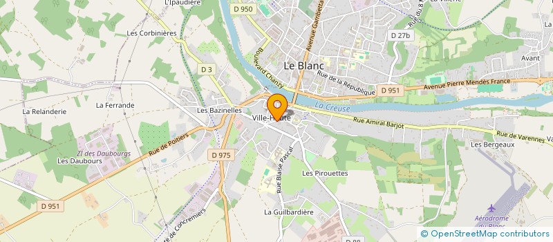 localisation de l'entreprise MADAME CAMILLE MALBY à LE BLANC