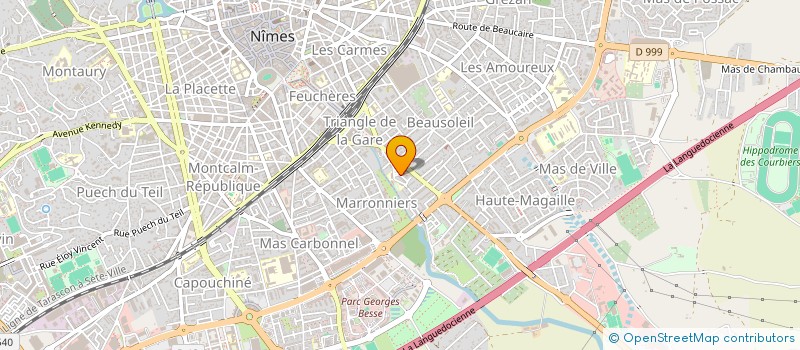 localisation de l'entreprise MADAME CAMILLE MANGIN  NIMES