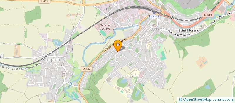 localisation de l'entreprise MADAME CAMILLE MANGON  ALTKIRCH