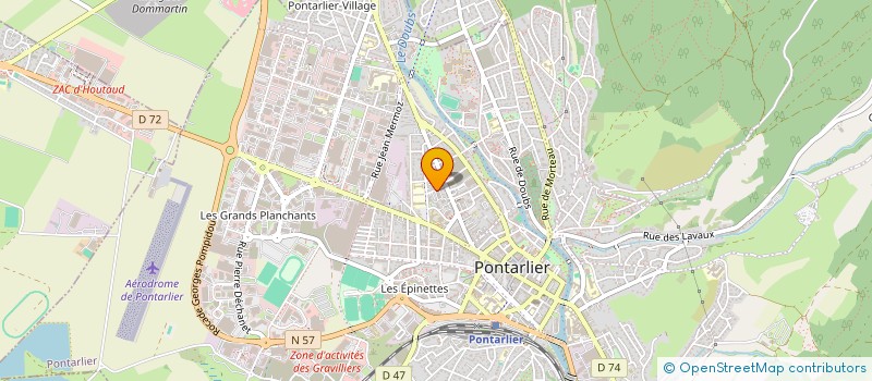 localisation de l'entreprise MADAME CAMILLE MANSUTTI à PONTARLIER