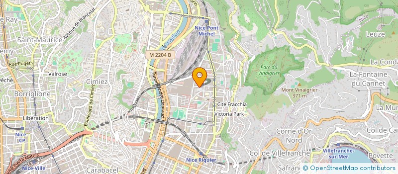 localisation de l'entreprise MADAME CAMILLE MAQUAIRE  NICE