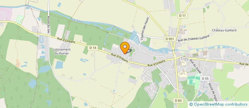 localisation de l'entreprise MADAME CAMILLE MARCAIS à TIGY