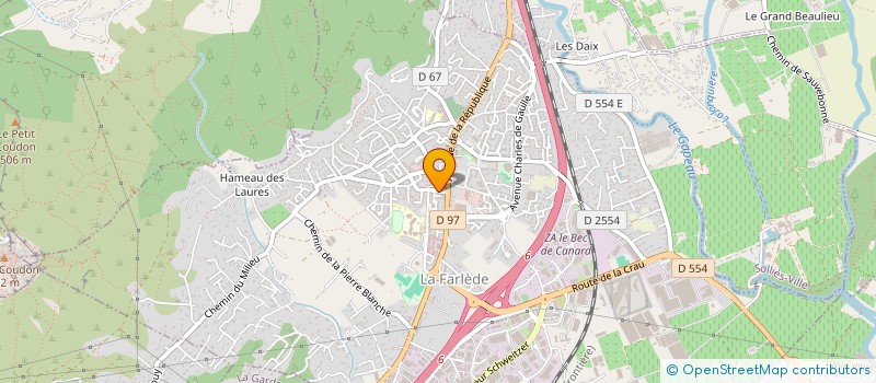 localisation de l'entreprise MADAME CAMILLE MARCHAL  COLLORGUES