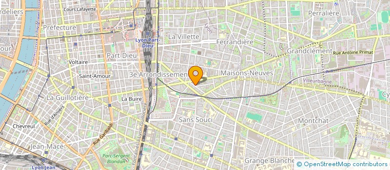 localisation de l'entreprise MADAME CAMILLE MARCHAND à LYON