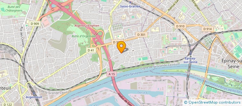 localisation de l'entreprise MADAME CAMILLE MARCHAND  ARGENTEUIL