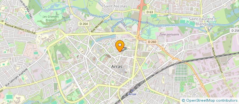 localisation de l'entreprise MADAME CAMILLE MARCHAND à ARRAS