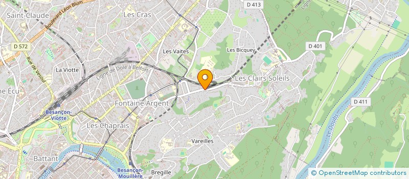 localisation de l'entreprise MADAME CAMILLE MARCUZZI à BESANCON