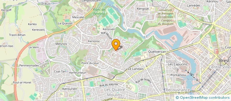localisation de l'entreprise MADAME CAMILLE-MARIE BESSON  BREST