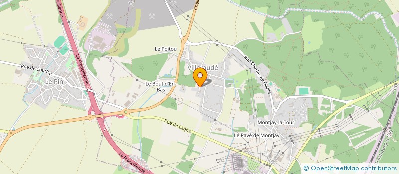 localisation de l'entreprise MADAME CAMILLE MARINI à VILLEVAUDE
