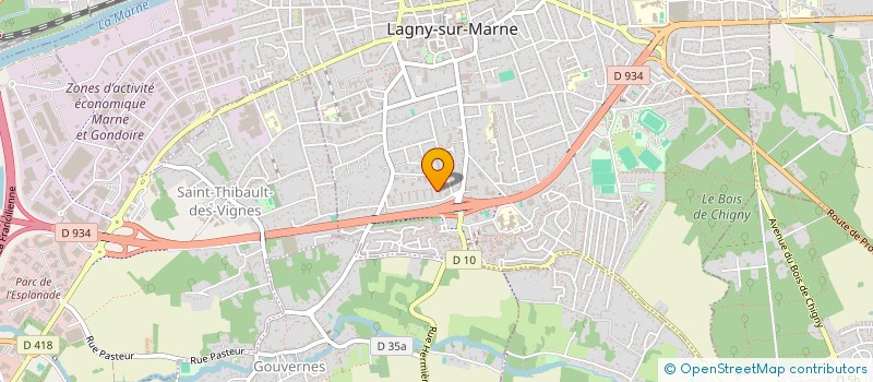 localisation de l'entreprise MADAME CAMILLE MARINO  LAGNY-SUR-MARNE