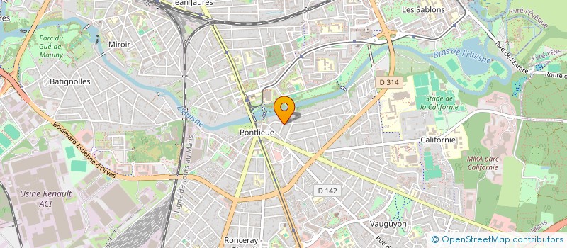 localisation de l'entreprise MADAME CAMILLE MARIOT  LE MANS