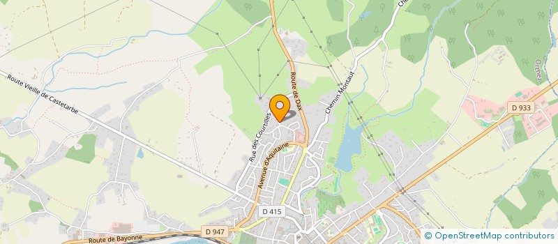 localisation de l'entreprise MADAME CAMILLE MARLAT  ORTHEZ