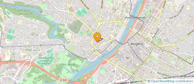 localisation de l'entreprise MADAME CAMILLE MARMET à ANGERS