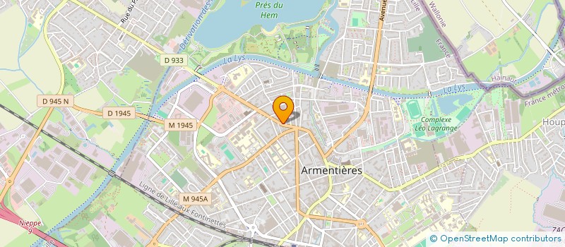 localisation de l'entreprise MADAME CAMILLE MAROTTE  ARMENTIERES