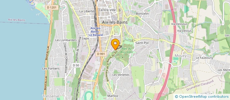 localisation de l'entreprise MADAME CAMILLE MARQUETON à AIX-LES-BAINS