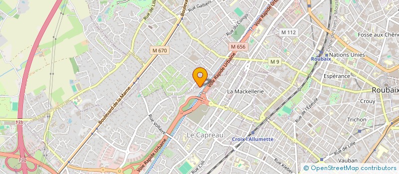 localisation de l'entreprise MADAME CAMILLE MARQUETTE  WASQUEHAL