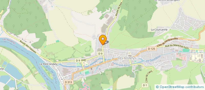 localisation de l'entreprise MADAME CAMILLE MARRON à LES ANDELYS