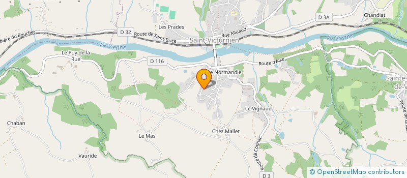 localisation de l'entreprise MADAME CAMILLE MARTHIENS à SAINT-VICTURNIEN