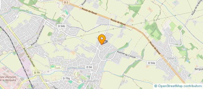 localisation de l'entreprise MADAME CAMILLE MARTIN  MURET