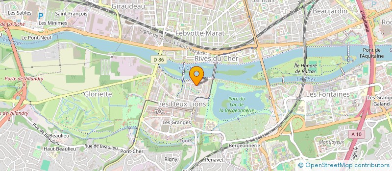 localisation de l'entreprise MADAME CAMILLE MARTIN à TOURS