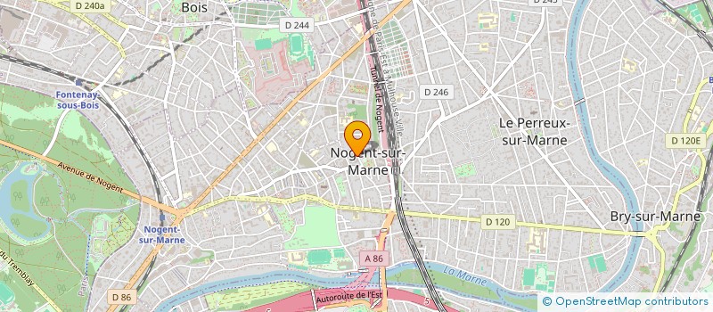 localisation de l'entreprise MADAME CAMILLE MARTINEAU à NOGENT-SUR-MARNE