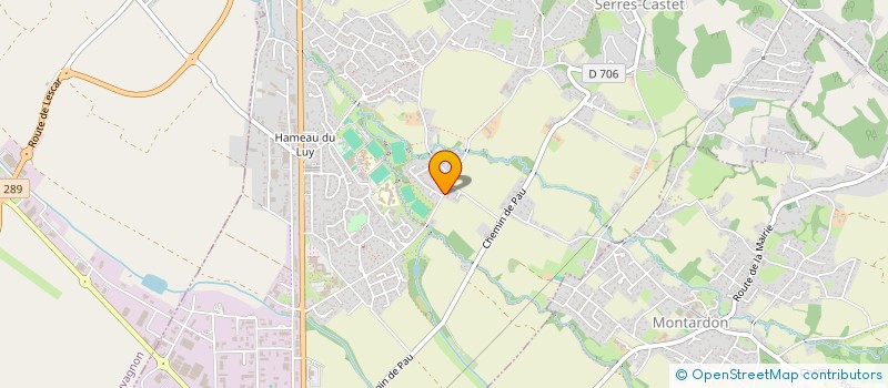 localisation de l'entreprise MADAME CAMILLE MARTINEZ  SERRES-CASTET