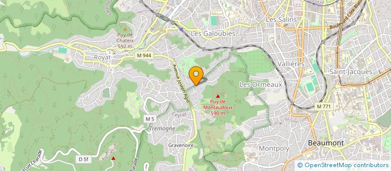 localisation de l'entreprise MADAME CAMILLE MASSELOT à CEYRAT