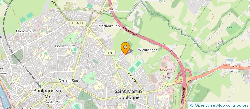 localisation de l'entreprise MADAME CAMILLE MASSENTI à SAINT-MARTIN-BOULOGNE