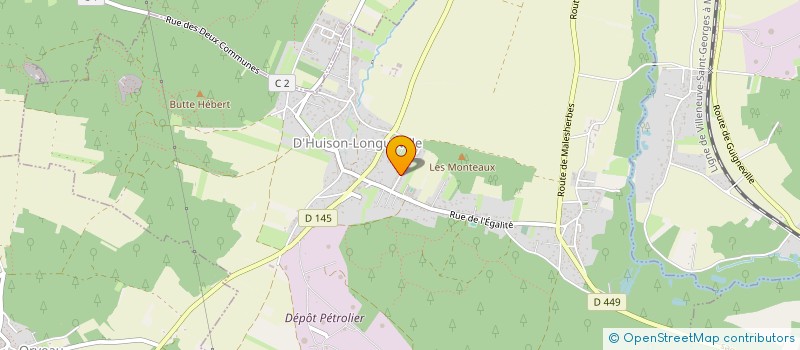 localisation de l'entreprise MADAME CAMILLE MASSIEUX  D'HUISON-LONGUEVILLE